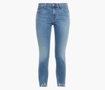 Halbhohe Skinny Jeans inDistressed-Optik 23