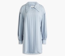 Zinawood geripptes Minikleid aus einer Cupromischung/S