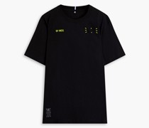 T-Shirt aus Baumwoll-Jersey mit Print und Applikationen