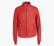 Jacke aus strukturiertem Leder