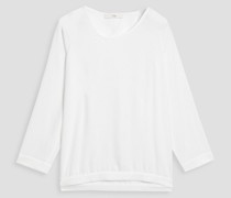 Bluse aus Twill