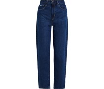 Sadie hoch sitzende Jeans mit geradem Bein inDistressed-Optik