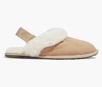 Mule Slingback-Slippers aus Shearling