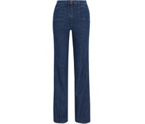 Carole hoch sitzende Jeans mit geradem Bein