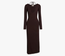 Aman Midikleid aus Rippstrick
