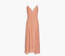 Celise Midikleid aus Seidenkrepon