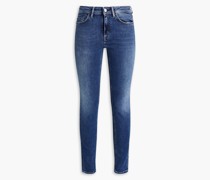 Halbhohe Cropped Skinny Jeans W24 / L34