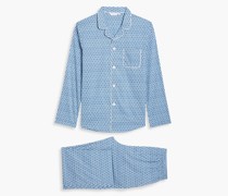 Neson Pyjama aus Baumwopopeine mit Print