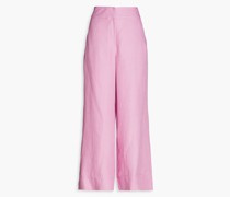 Palma Hose mit weitem Bein aus Leinen