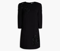 Camile Minikleid aus Stretch-Cady mit Verzierung