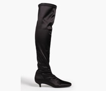 Stiefel aus Satin