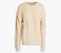Mehrlagiger Pullover aus einer Baumwoll-Kaschmirmischung