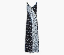 Ozzie Slip Dress inMaxilänge aus Jacquard mit Print