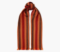 Schal aus einer Kaschmirmischung mit Streifen