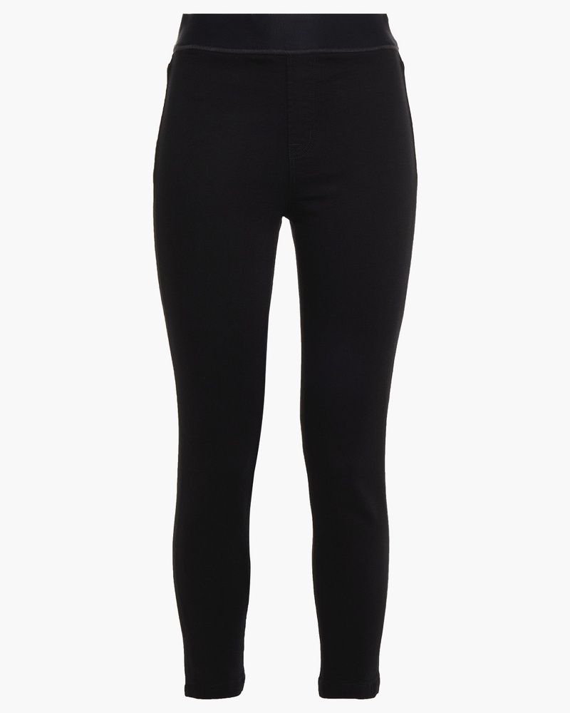 J Brand Damen Dellah hoch sitzende Skinny Jeans mit Satinbesatz