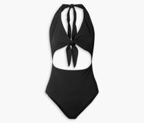 Maddy Neckholder-Badeanzug aus Stretch-ECONYL mit Cut-outs XL