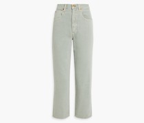 London hoch sitzende Jeans mit geradem Bein 27