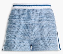 Azzurra Shorts aus Jacquard-Strick aus einer Baumwollmischung