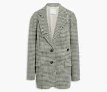Lia Blazer aus Strick it Hahnentrittuster