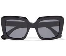 Franca Oversized-Sonnenbrille mit eckigem Rahmen aus Azetat