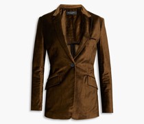 Blazer aus Samt aus einer Baumwollmischung