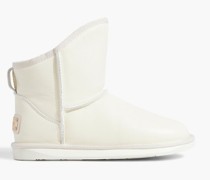 Cosy Xtra Short Ankle Boots aus Leder mit Shearling-Futter