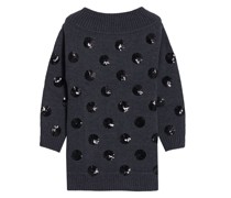 Pullover aus Merinowolle mit Pailletten