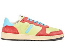 80s Basketball Sneakers aus Leder und Veloursleder inColour-Block-Optik