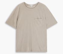 T-Shirt aus einer Baumwoll-Leinenmischung