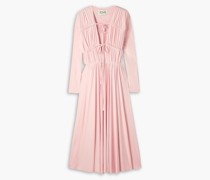 Lexi gerafftes Midikleid aus Stretch-Jersey