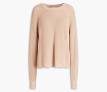 Pullover aus Baumwolle mit Fransen