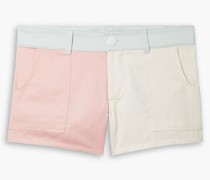 Kelly Shorts aus Baumwoll-Twill inColour-Block-Optik