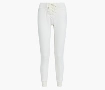 Ecosoft Track Pants aus Fleece aus einer Biobaumwollmischung mit Schnürung