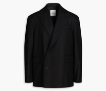 Doppelreihiger Blazer aus Woll-Twill
