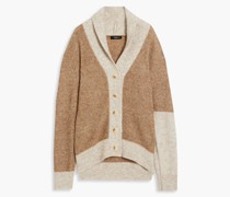 Zweifarbiger Cardigan aus Strick S