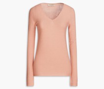 Pullover aus einer Baumwoll-Kaschmirmischung