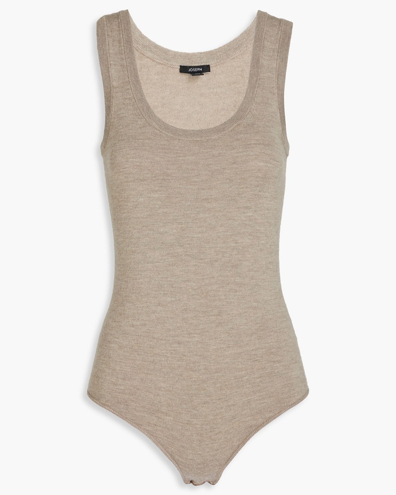 Joseph Damen Body aus einer melierten Kaschmirmischung