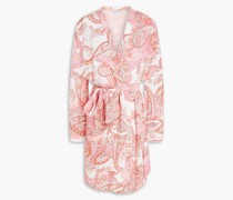 Kimono aus Webstoff mit Paisley-Print