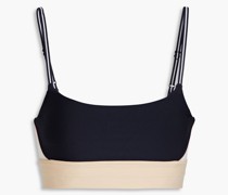 Mirador Sport-BH aus Stretch-Material inColourblock-Optik