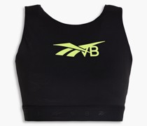 Sport-BH aus Stretch-Material mit Print S