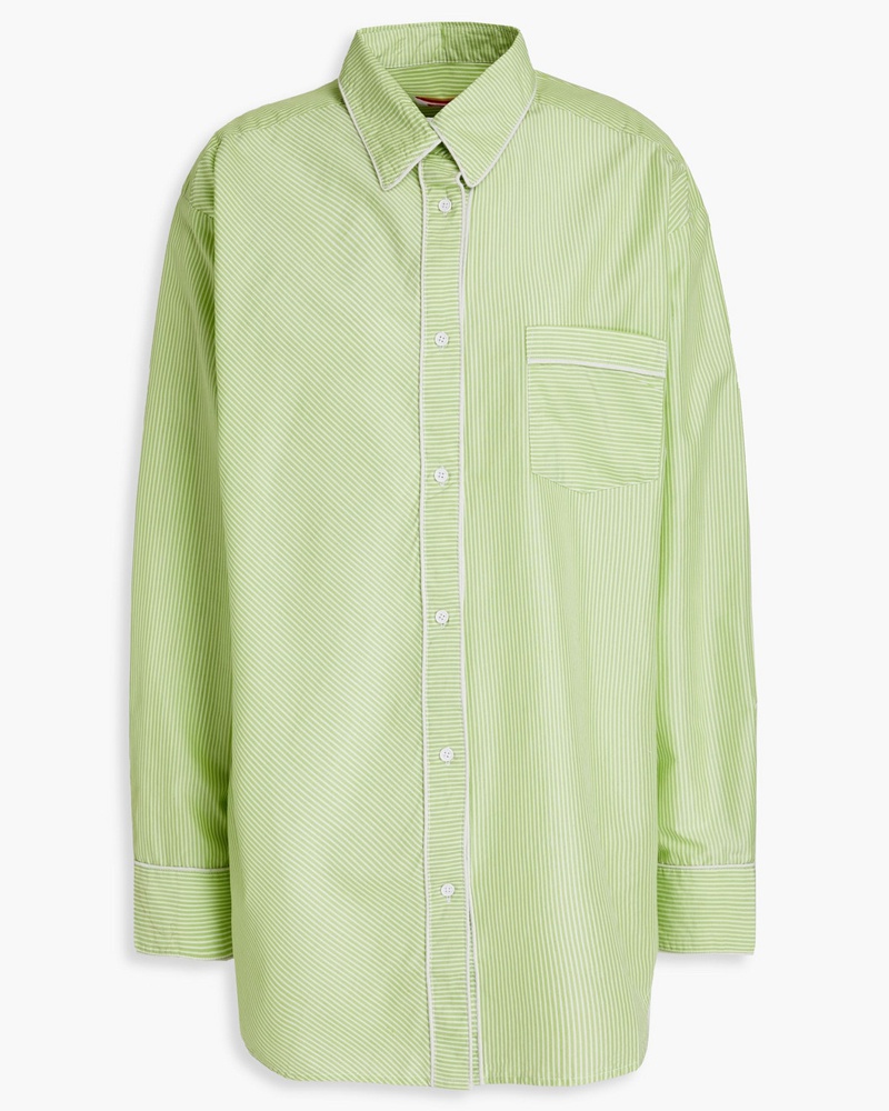 Solid and Striped Damen Hemd aus Oxford aus einer Baumwollmischung mit Streifen S