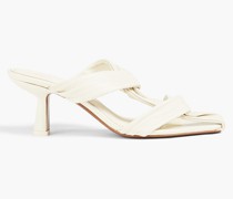 Proxima Mules aus Leder mit Twist-Detail