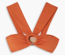 Sia Neckholder-Bikini-Oberteil mit Verzierung