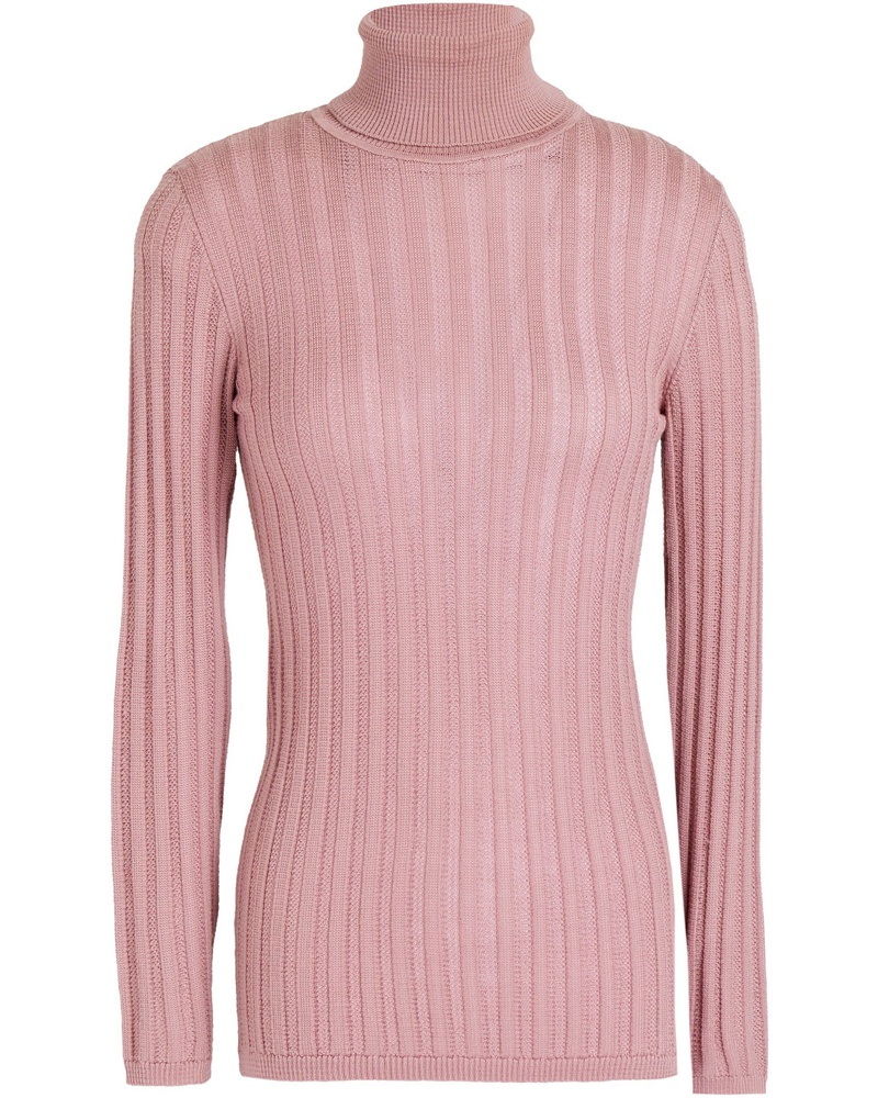 Missoni Damen Rollkragenpullover aus einer gerippten Wollmischung