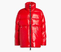 Oversized-Daunenjacke aus gestepptem Shell 0