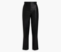 Karottenhose aus Kunstleder S