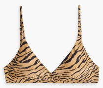 Luli Bikini-Oberteil mit Tigerprint S