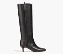 Stiefel aus Leder mit Zierperlen