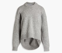Melierter Pullover aus einer Wollmischung
