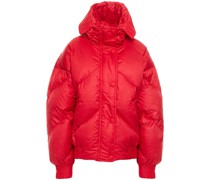 Dunlop Daunenjacke au getepptem hell mit Kapuze